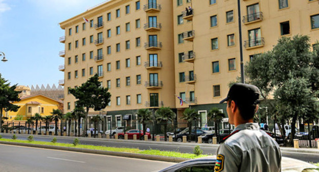 Israeli Embassy in Baku. Photo by Aziz Karimov for the ‘Caucasian Knot’. Israeli Embassy in Baku. Photo by Aziz Karimov for the ‘Caucasian Knot’.