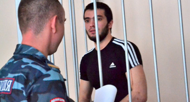 Khavazh Temirsultanov (to the right) in the courtroom. Sochi, July 2015. Photo by Svetlana Kravchenko for the "Caucasian Knot" Khavazh Temirsultanov (to the right) in the courtroom. Sochi, July 2015. Photo by Svetlana Kravchenko for the "Caucasian Knot"