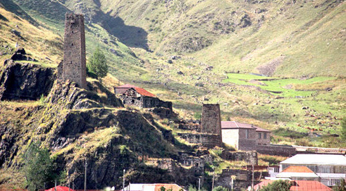 A high mountain village. Georgia. Photo by Magomed Magomedov for the "Caucasian Knot" A high mountain village. Georgia. Photo by Magomed Magomedov for the "Caucasian Knot"