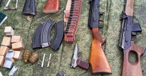 Firearms, ammunition. Photo http://nac.gov.ru/