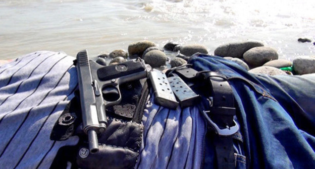 Man killed in the course of a special operation conducted in the area between the city of Baksan and the village of Dugulubgey. KBR, July 14, 2015. Photo nac.gov.ru Man killed in the course of a special operation conducted in the area between the city of Baksan and the village of Dugulubgey. KBR, July 14, 2015. Photo nac.gov.ru