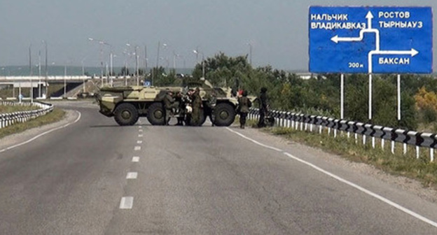 Special operation in Baksan District of Kabardino-Balkaria, July 14, 2015. Photo: http://nac.gov.ru Special operation in Baksan District of Kabardino-Balkaria, July 14, 2015. Photo: http://nac.gov.ru