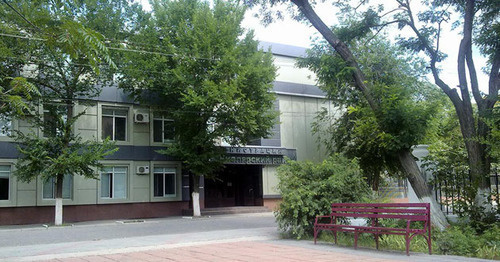 The administration of the Kizlyar District. Photo: M.Aliev http://www.odnoselchane.ru/