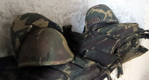 Military uniform for combat duty. Nagorno-Karabakh. Photo by Alvard Grigoryan for the "Caucasian Knot"