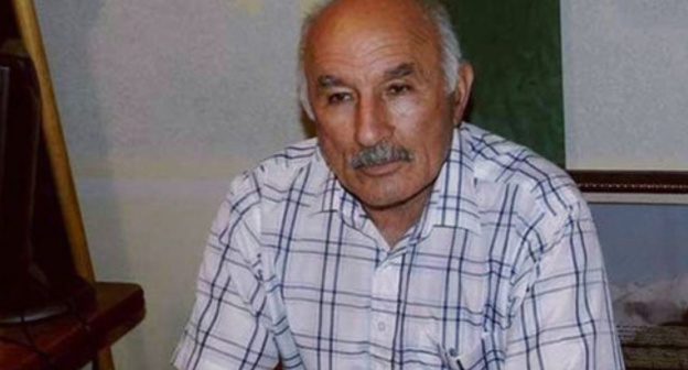 Mukhammad Cherkesov, the head of the "Adyge Khase" of Karachay-Cherkessia. Photo: On Kavkaz an information and analytical site http://onkavkaz.com/news/88-cherkesskaja-mobilizacija-v-krizis.html