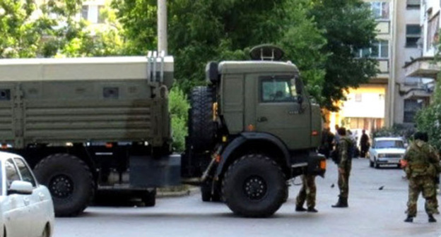 The special operation in Nalchik. July 23, 2015. Photo http://nac.gov.ru/ The special operation in Nalchik. July 23, 2015. Photo http://nac.gov.ru/