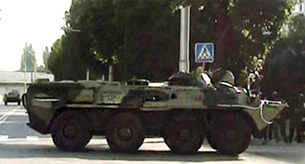 Military equipment in the street of Nalchik. Photo: http://nac.gov.ru/nakmessage/2015/07/28/sredi-neitralizovannykh-v-khode-kto-v-nalchike-boevikov-opoznan-glavar-bandy.html Military equipment in the street of Nalchik. Photo: http://nac.gov.ru/nakmessage/2015/07/28/sredi-neitralizovannykh-v-khode-kto-v-nalchike-boevikov-opoznan-glavar-bandy.html