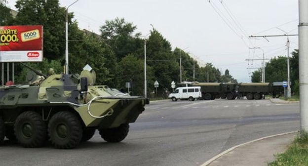 Special forces vehicles on Nalchik street. Photo: http://nac.gov.ru/nakmessage/2015/08/04/v-kabardino-balkarii-neitralizovana-gruppa-iz-shesti-boevikov.html Special forces vehicles on Nalchik street. Photo: http://nac.gov.ru/nakmessage/2015/08/04/v-kabardino-balkarii-neitralizovana-gruppa-iz-shesti-boevikov.html