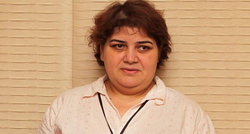 Khadija Ismayilova. Photo by Aziz Karimov for the ‘Caucasian Knot’. Khadija Ismayilova. Photo by Aziz Karimov for the ‘Caucasian Knot’.