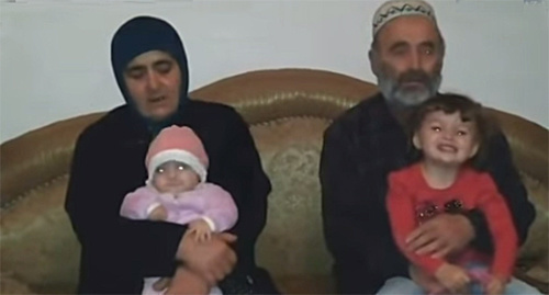 Parents of Askhab Murtazaliev. Screenshot from the video posted by the ‘Caucasian Knot’, https://www.youtube.com/watch?t=23&v=j-4trRN0kdo Parents of Askhab Murtazaliev. Screenshot from the video posted by the ‘Caucasian Knot’, https://www.youtube.com/watch?t=23&v=j-4trRN0kdo