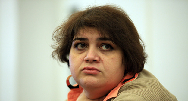 Khadija Ismayilova. Photo by Aziz Karimov for the "Caucasian Knot" Khadija Ismayilova. Photo by Aziz Karimov for the "Caucasian Knot"