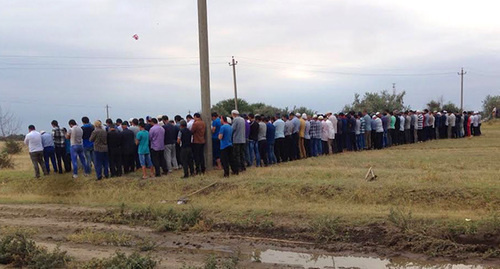 Zamirbek Makhmutov's funeral. Photo courtesy of his relatives Zamirbek Makhmutov's funeral. Photo courtesy of his relatives