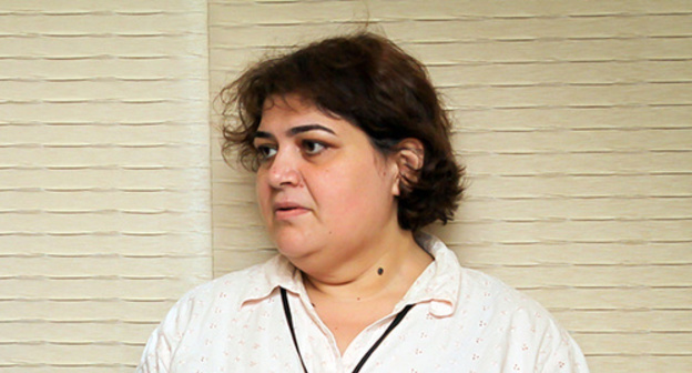 Khadija Ismayilova. Photo by Aziz Karimov for the "Caucasian Knot" Khadija Ismayilova. Photo by Aziz Karimov for the "Caucasian Knot"