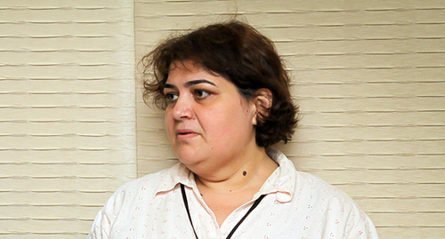 Khadija Ismayilova. Photo by Aziz Karimov for the "Caucasian Knot" Khadija Ismayilova. Photo by Aziz Karimov for the "Caucasian Knot"