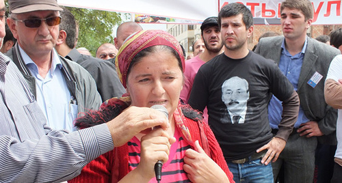 Patimat Gadzhieva complained about corruption in all levels of government. Photo by Patimat Makhmudova for the "Caucasian Knot" Patimat Gadzhieva complained about corruption in all levels of government. Photo by Patimat Makhmudova for the "Caucasian Knot"