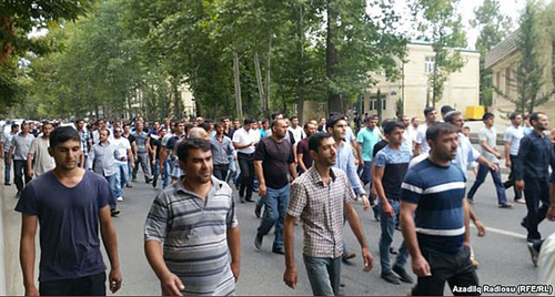 Mingachevir. August 22, 2015. Photo: RFE / RL, http://www.radioazadlyg.org/content/article/27202859.html Mingachevir. August 22, 2015. Photo: RFE / RL, http://www.radioazadlyg.org/content/article/27202859.html