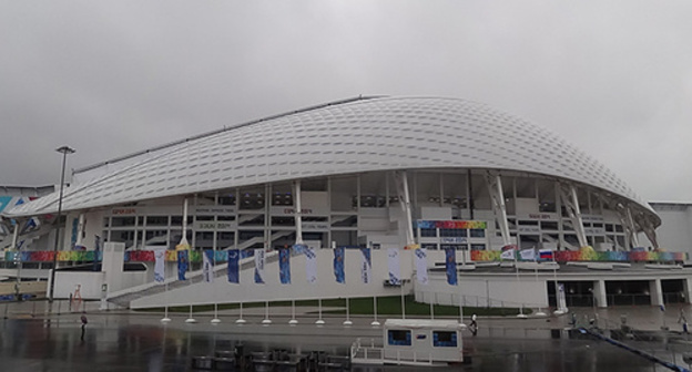 "Fischt" Olympic Stadium. Photo: Ivanaivanova, https://ru.wikipedia.org/wiki/Фишт_(стадион)#/media/File:%D0%A1%D1%82%D0%B0%D0%B4%D0%B8%D0%BE%D0%BD_%D0%A4%D0%B8%D1%88%D1%82.JPG "Fischt" Olympic Stadium. Photo: Ivanaivanova, https://ru.wikipedia.org/wiki/Фишт_(стадион)#/media/File:%D0%A1%D1%82%D0%B0%D0%B4%D0%B8%D0%BE%D0%BD_%D0%A4%D0%B8%D1%88%D1%82.JPG