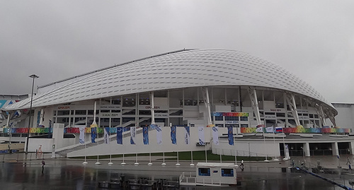 "Fischt" Olympic Stadium. Photo: Ivanaivanova, https://ru.wikipedia.org/wiki/Фишт_(стадион)#/media/File:%D0%A1%D1%82%D0%B0%D0%B4%D0%B8%D0%BE%D0%BD_%D0%A4%D0%B8%D1%88%D1%82.JPG "Fischt" Olympic Stadium. Photo: Ivanaivanova, https://ru.wikipedia.org/wiki/Фишт_(стадион)#/media/File:%D0%A1%D1%82%D0%B0%D0%B4%D0%B8%D0%BE%D0%BD_%D0%A4%D0%B8%D1%88%D1%82.JPG