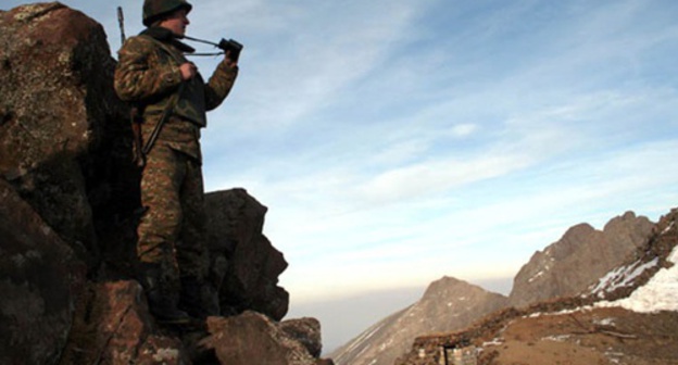 On the contact line in the Karabakh conflict zone. Photo: Defence Ministry of Armenia, Mil.am On the contact line in the Karabakh conflict zone. Photo: Defence Ministry of Armenia, Mil.am