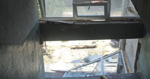 One of the apartments damaged during special operation. Nalchik, July 2015. Photo by Lyudmila Maratova for the "Caucasian Knot" One of the apartments damaged during special operation. Nalchik, July 2015. Photo by Lyudmila Maratova for the "Caucasian Knot"