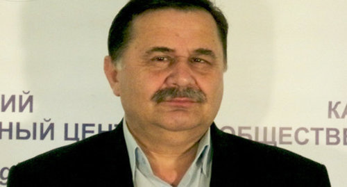 Valery Khatazhukov. Photo by Lyudmila Maratova for the "Caucasian Knot"