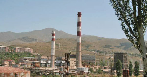 The chemical complex "Vanadzor-Khimprom". Photo: Vanadzor : Usine chimique https://ru.wikipedia.org