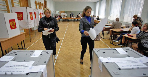 At one of the precincts in Rostov Region. Photo: Vladimir Anosov, Yuga.ru At one of the precincts in Rostov Region. Photo: Vladimir Anosov, Yuga.ru