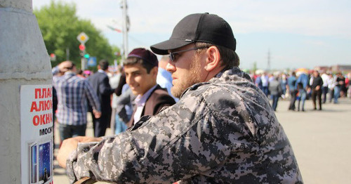 Law enforcer. Photo by Magomed Magomedov for the ‘Caucasian Knot’. Law enforcer. Photo by Magomed Magomedov for the ‘Caucasian Knot’.