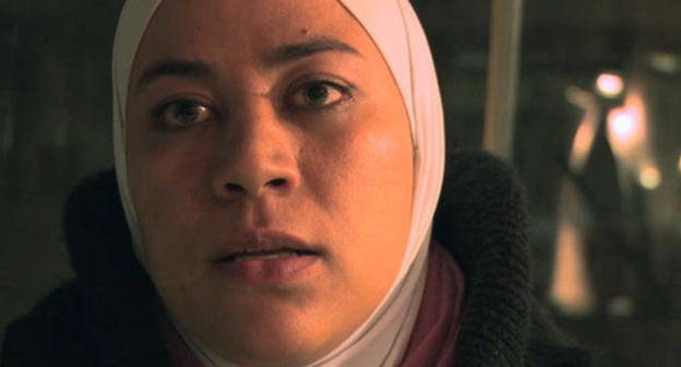 Syrian journalist and editor of an underground newspaper "Enab Baladi". Screenshot from the video posted by Chloe Fairweather, https://vimeo.com/124692703