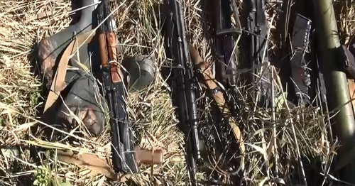 Firearms found at the place of CTO in the Khasavyurt District of Dagestan on October 17. Photo: https://05.mvd.ru/news/item/6633124/ Firearms found at the place of CTO in the Khasavyurt District of Dagestan on October 17. Photo: https://05.mvd.ru/news/item/6633124/