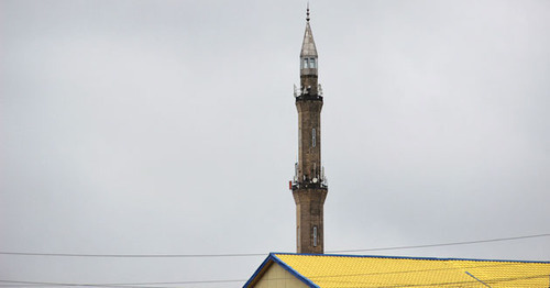 Minaret. Photo by Magomed Magomedov for the "Caucasian Knot" Minaret. Photo by Magomed Magomedov for the "Caucasian Knot"