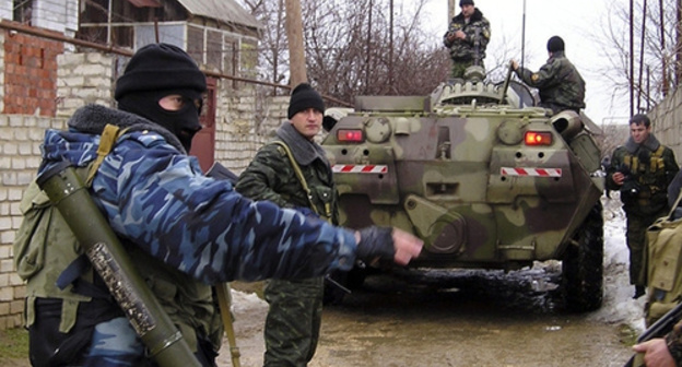 The law enforcers during the special operation conducted in Dagestan. Photo: http://mahachkala-news.ru/stories/695 The law enforcers during the special operation conducted in Dagestan. Photo: http://mahachkala-news.ru/stories/695