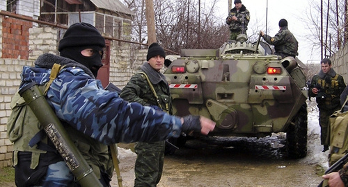 The law enforcers during the special operation conducted in Dagestan. Photo: http://mahachkala-news.ru/stories/695 The law enforcers during the special operation conducted in Dagestan. Photo: http://mahachkala-news.ru/stories/695