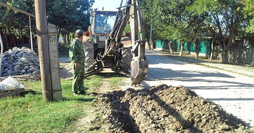 Repair of the water-pipe. Photo http://www.riadagestan.ru/ Repair of the water-pipe. Photo http://www.riadagestan.ru/