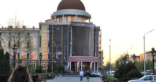 The building of the Office of the Judicial Department of the Supreme Court of the Chechen Republic. Photo by Magomed Magomedov for the "Caucasian Knot" The building of the Office of the Judicial Department of the Supreme Court of the Chechen Republic. Photo by Magomed Magomedov for the "Caucasian Knot"