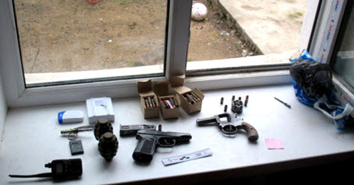Weapons, ammunition. Photo: http://nac.gov.ru