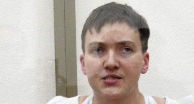 Nadezhda Savchenko in the court room of the Donetsk City Court, Rostov Region. Photo by Konstantin Volgin for the ‘Caucasian Knot’. Nadezhda Savchenko in the court room of the Donetsk City Court, Rostov Region. Photo by Konstantin Volgin for the ‘Caucasian Knot’.