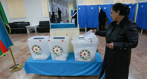 At the polling station. Photo by Aziz Karimov for the "Caucasian Knot" At the polling station. Photo by Aziz Karimov for the "Caucasian Knot"