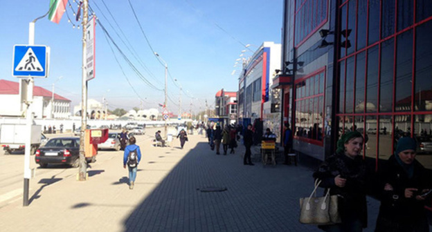 The centre of the town of Shali. Photo by Magomed Magomedov The centre of the town of Shali. Photo by Magomed Magomedov