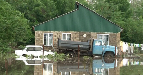 A house affected by flooding. Adygea, May 25, 2015. Photo https://mvd.ru/news/item/1060861/ A house affected by flooding. Adygea, May 25, 2015. Photo https://mvd.ru/news/item/1060861/
