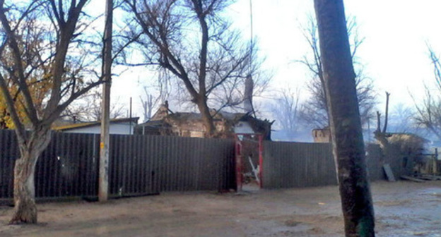 House burnt down in special operation in Kalmykia. November 17, 2015. Photo https://08.mvd.ru/news/item/6781423/ House burnt down in special operation in Kalmykia. November 17, 2015. Photo https://08.mvd.ru/news/item/6781423/