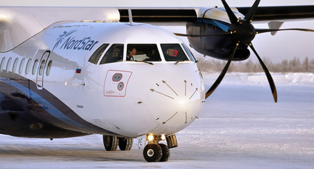 A plane of the "NordStar" airlines ATR 42-500. Photo: ViktoriuZ, https://vk.com/nordstar_airlines?z=photo-28842162_287462051%2Falbum-28842162_138913222%2Frev A plane of the "NordStar" airlines ATR 42-500. Photo: ViktoriuZ, https://vk.com/nordstar_airlines?z=photo-28842162_287462051%2Falbum-28842162_138913222%2Frev