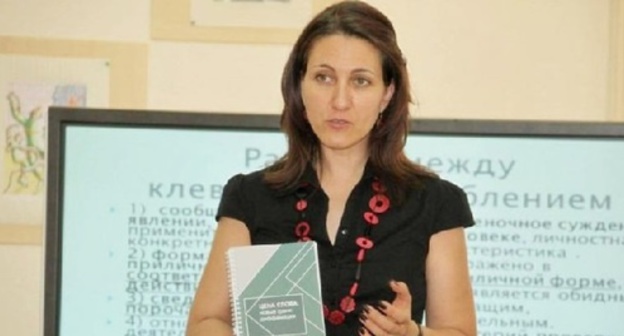 Galina Arapova. Photo: http://riavrn.ru/news/voronezhskiy-sud-oprosil-svideteley-po-isku-tsentra-zashchity-prav-smi-k-minyustu/ Galina Arapova. Photo: http://riavrn.ru/news/voronezhskiy-sud-oprosil-svideteley-po-isku-tsentra-zashchity-prav-smi-k-minyustu/