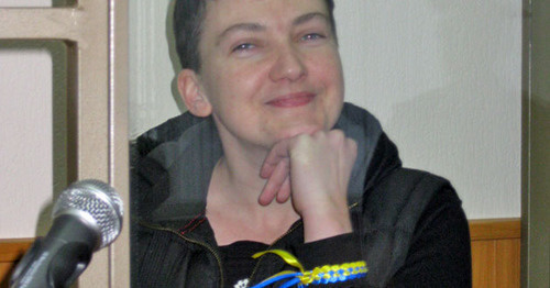 Nadezhda Savchenko in the Donetsk City Court, November 2, 2015. Photo by Konstantin Volgin for the ‘Caucasian Knot’. Nadezhda Savchenko in the Donetsk City Court, November 2, 2015. Photo by Konstantin Volgin for the ‘Caucasian Knot’.