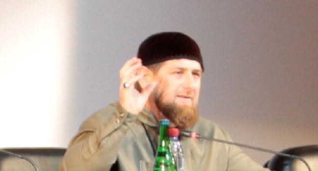 Ramzan Kadyrov at the national gathering in Grozny, November 23, 2015. Photo: http://www.grozny-inform.ru/news/politic/66362/ Ramzan Kadyrov at the national gathering in Grozny, November 23, 2015. Photo: http://www.grozny-inform.ru/news/politic/66362/