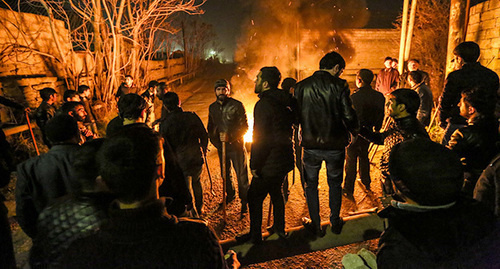 Protest rally in Nardaran, November 26, 2015. Photo by Aziz Karimov for the ‘Caucasian Knot’. Protest rally in Nardaran, November 26, 2015. Photo by Aziz Karimov for the ‘Caucasian Knot’.