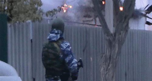 A law enforcer during CTO. Photo: http://nac.gov.ru/nakmessage/2015/11/18/v-kalmykii-podrazdeleniyami-fsb-i-mvd-rossii-neitralizovany-chleny-babayurtovs.html A law enforcer during CTO. Photo: http://nac.gov.ru/nakmessage/2015/11/18/v-kalmykii-podrazdeleniyami-fsb-i-mvd-rossii-neitralizovany-chleny-babayurtovs.html