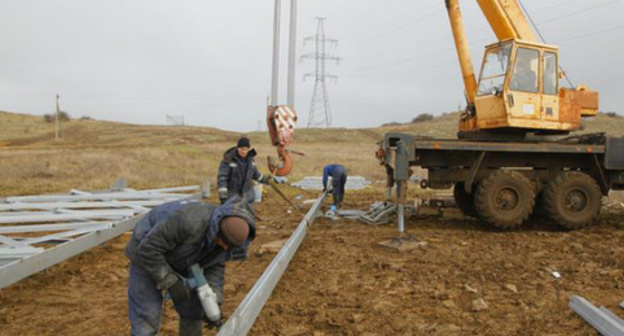 Power line construction. Photo: http://kerch.com.ru Power line construction. Photo: http://kerch.com.ru
