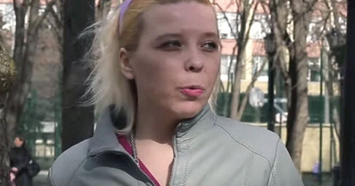 Darya Polyudova. Screenshot from the video of the user ‘Open Russia’, http://www.youtube.com Darya Polyudova. Screenshot from the video of the user ‘Open Russia’, http://www.youtube.com