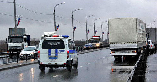 Truck drivers protest against ‘Platon’ system, December 2015. Photo: Evgeny Varaksa (RFE/RL) Truck drivers protest against ‘Platon’ system, December 2015. Photo: Evgeny Varaksa (RFE/RL)